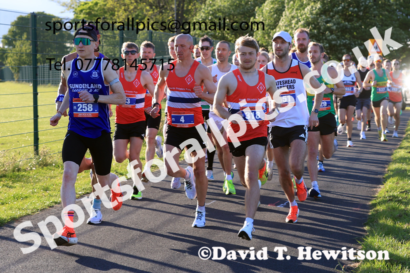 The 2026 Clive Cookson 10k Road Race, Monkseaton, Whitley Bay. Photo: David T. Hewitson/Sports for All Pics
